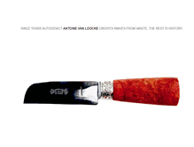 Tablet Screenshot of knifeforging.com